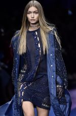 GIGI HADID at Versace Fashion Show in Milan 09/23/2016