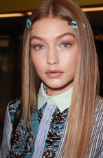 GIGI HADID at Versace Fashion Show in Milan 09/23/2016