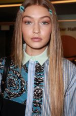 GIGI HADID at Versace Fashion Show in Milan 09/23/2016