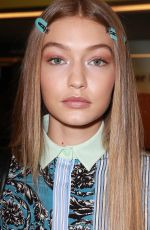 GIGI HADID at Versace Fashion Show in Milan 09/23/2016