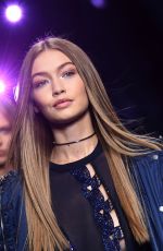 GIGI HADID at Versace Fashion Show in Milan 09/23/2016