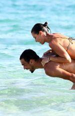 FLAVIA PENNETTA in Bikini at a Beach in Rome 09/14/2016