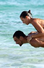 FLAVIA PENNETTA in Bikini at a Beach in Rome 09/14/2016