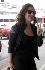 FRAN DRESCHER at LAX Airport in Los Angeles 09/19/2016