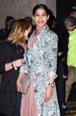 FREIDA PINTO at Burberry Fashion Show at London Fashion Week 09/19/2016