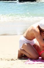 FRENCHY MORGAN in BIkini at Malibu Beach 09/21/2016