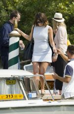 GEMMA ARTERON Leaves Excelsior Hotel in Venice 09/07/2016