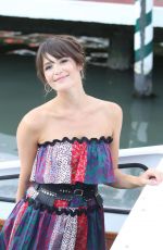 GEMMA ARTERTON at a Water Taxi in Venice 08/30/2016