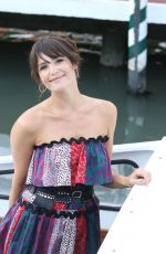 GEMMA ARTERTON at a Water Taxi in Venice 08/30/2016