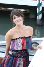 GEMMA ARTERTON at a Water Taxi in Venice 08/30/2016