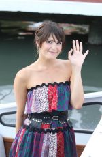 GEMMA ARTERTON Boarding a Private Water Taxi in Venice 08/30/2016