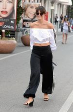 GEMMA ARTERTON Out and About in Venice 09/08/2016