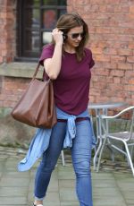 GEMMA ATKINSON Leaves Key 103 Radio in Manchester 09/14/2016