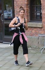 GEMMA ATKINSON Leaves Key 103 Radio Studios in Manchester 09/28/2016