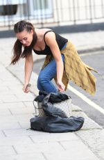 GEORGIA MAY FOOTE Out and About in London 09/14/2016