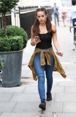 GEORGIA MAY FOOTE Out and About in London 09/14/2016