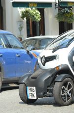 GERI HALLIWELL Drive a Renault Twizy Out in London 09/14/2016