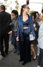 GIGI and BELLA HADID Leaves Nay Mara Fashion Show in Milan 09/21/2016