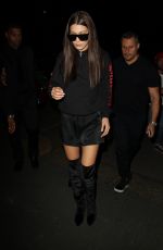 GIGI and BELLA HADIDI Out for Dinner in Milan 09/23/2016
