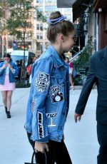 GIGI HADID Arrives at Her Apartment in New York 09/15/2016