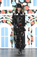 GIGI HADID at Anna Sui Fashion Show at New York Fashion Week 09/14/2016