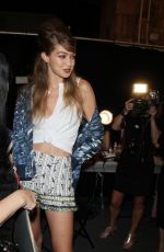 GIGI HADID at Anna Sui Fashion Show at New York Fashion Week 09/14/2016
