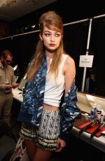 GIGI HADID at Anna Sui Fashion Show at New York Fashion Week 09/14/2016