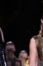 GIGI HADID at Balmain Fashion Show at Paris Fashion Week 09/29/2016