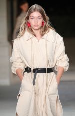 GIGI HADID at Isabel Marant Show at Paris Fashion Week 09/29/2016
