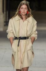 GIGI HADID at Isabel Marant Show at Paris Fashion Week 09/29/2016