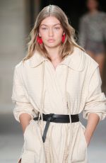 GIGI HADID at Isabel Marant Show at Paris Fashion Week 09/29/2016