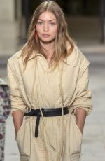 GIGI HADID at Isabel Marant Show at Paris Fashion Week 09/29/2016