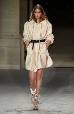 GIGI HADID at Isabel Marant Show at Paris Fashion Week 09/29/2016