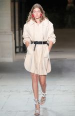 GIGI HADID at Isabel Marant Show at Paris Fashion Week 09/29/2016