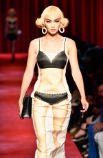 GIGI HADID at Moschino Fashion Show at Milan Fashion Week 09/22/2016