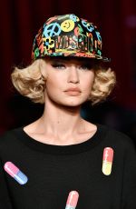 GIGI HADID at Moschino Fashion Show at Milan Fashion Week 09/22/2016