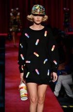 GIGI HADID at Moschino Fashion Show at Milan Fashion Week 09/22/2016