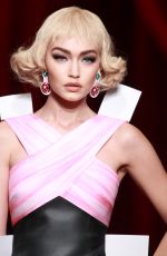 GIGI HADID at Moschino Fashion Show at Milan Fashion Week 09/22/2016