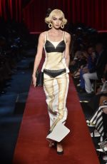 GIGI HADID at Moschino Fashion Show at Milan Fashion Week 09/22/2016