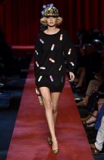 GIGI HADID at Moschino Fashion Show at Milan Fashion Week 09/22/2016