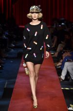 GIGI HADID at Moschino Fashion Show at Milan Fashion Week 09/22/2016