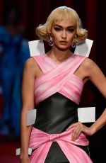 GIGI HADID at Moschino Fashion Show at Milan Fashion Week 09/22/2016