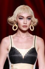 GIGI HADID at Moschino Fashion Show at Milan Fashion Week 09/22/2016