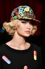 GIGI HADID at Moschino Fashion Show at Milan Fashion Week 09/22/2016