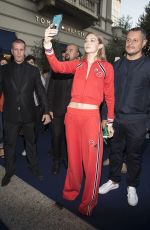 GIGI HADID at Tommy x Gigi Collection Launch in Milan 09/24/2016