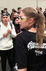 GIGI HADID Attacked by a Crazy Fan Vitalii Sediuk in Milan 09/22/2016
