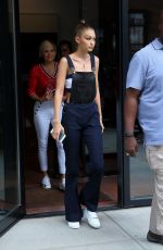 GIGI HADID Leaves Her Apartment in New York 09/10/2016