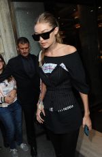 GIGI HADID Leaves Her Hotel in Milan 09/22/2016