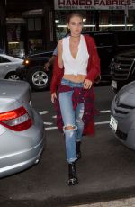 GIGI HADID Out and About in New York 09/10/2016