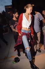 GIGI HADID Out and About in New York 09/10/2016
